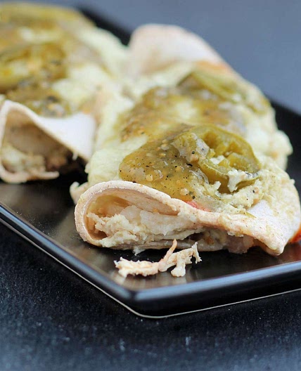 Shari's Shredded Chicken Enchiladas