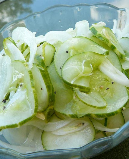 Mom's Marinated Cucumbers