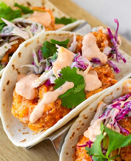 Bang Bang Shrimp Tacos