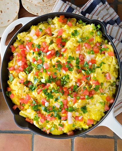 Salsa Scrambled Eggs