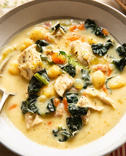 Creamy Chicken Bacon Gnocchi Soup