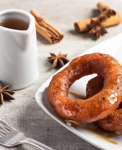 Picarones: Pumpkin and Sweet Potato Doughnuts