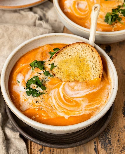 Carrot Lentil Ginger Soup