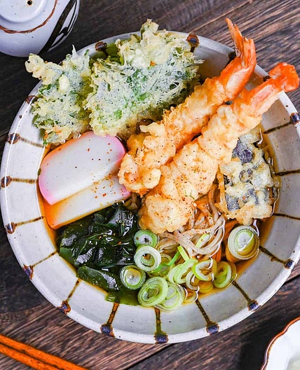 Tempura Soba Noodle Soup
