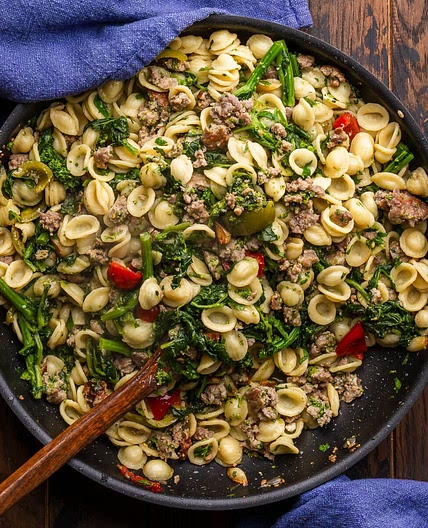 Orecchiette with Sausage and Broccoli Rabe