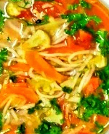 वेजिटेबल नूडल सूप (vegetable noodle soup reicpe in Hindi)