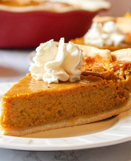 Easy vegan pumpkin pie