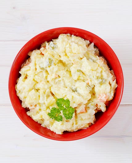 Bleu Cheese, Bacon and Chicken Potato Salad