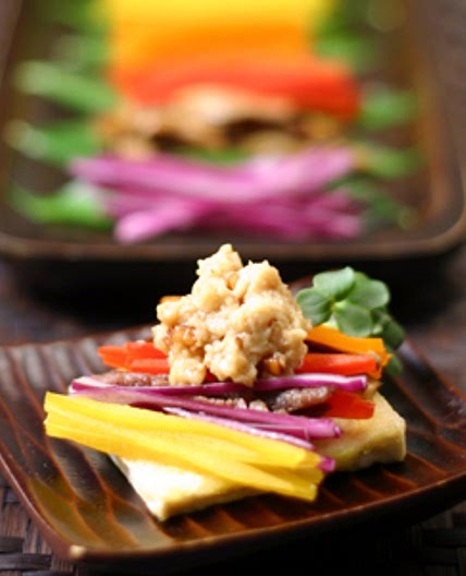 퓨전오절판과콩비지땅콩버터소스