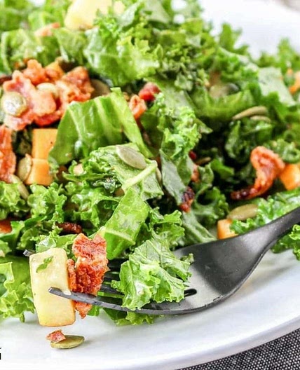 Quick and Easy Kale and Apple Salad Recipe