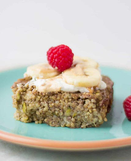 Baked Breakfast Quinoa with Zucchini