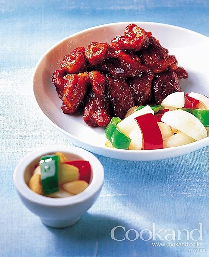 닭다리 바비큐소스 볶음 만드는 법