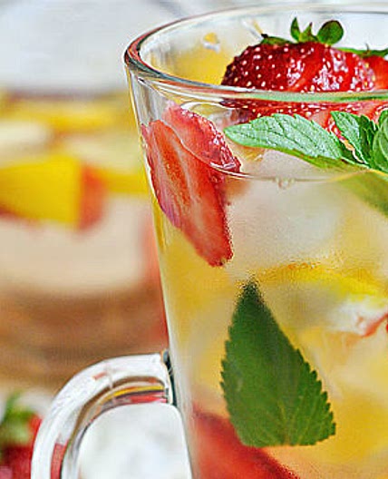 Домашний лимонад из клубники