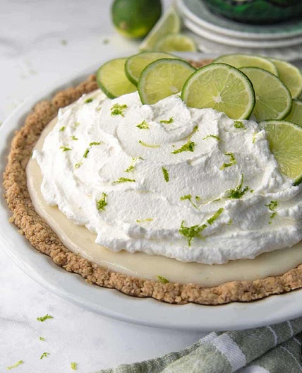 Gluten Free Key Lime Pie with Easy Crust Option