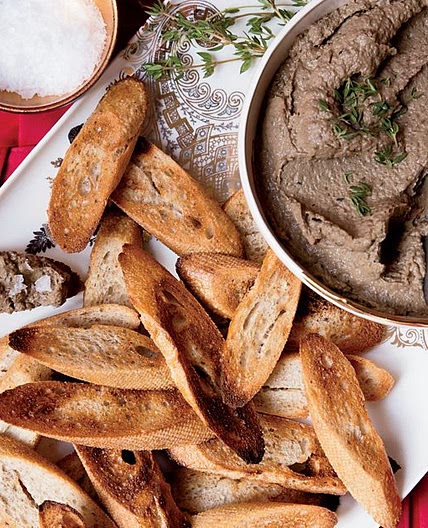 Chicken-Liver-Pâté Toasts