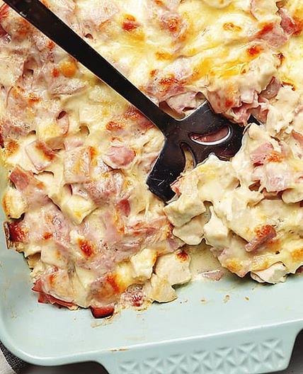Chicken Cordon Bleu Casserole - 4 Net Carbs