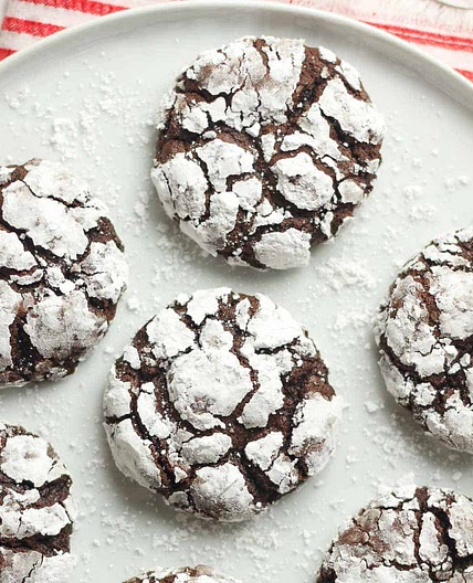Brownie Crinkle Cookies