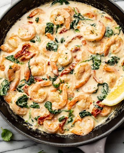 Creamy Tuscan Shrimp
