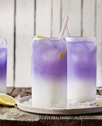 Alkoholfreier Blue Moon Cocktail
