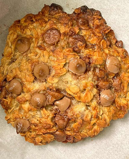 10 Minute Air Fried Viral Breakfast Cookie