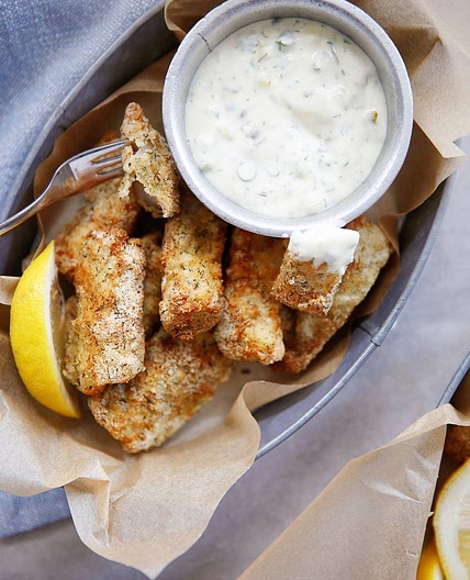 Paleo Air-Fryer Fish Sticks