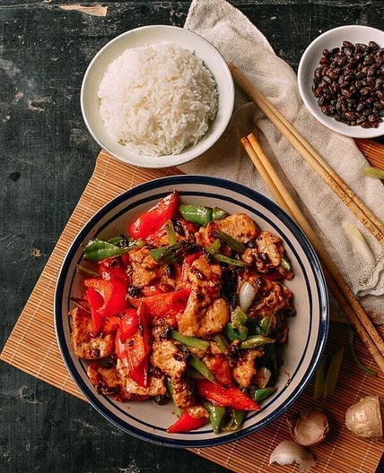 Chicken with Black Bean Sauce