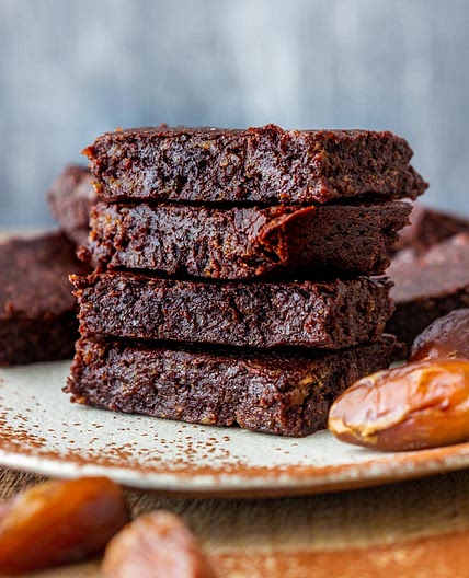 Vegan Peanut Butter Banana Brownies
