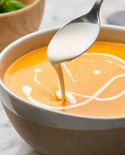 Cream of tomato soup