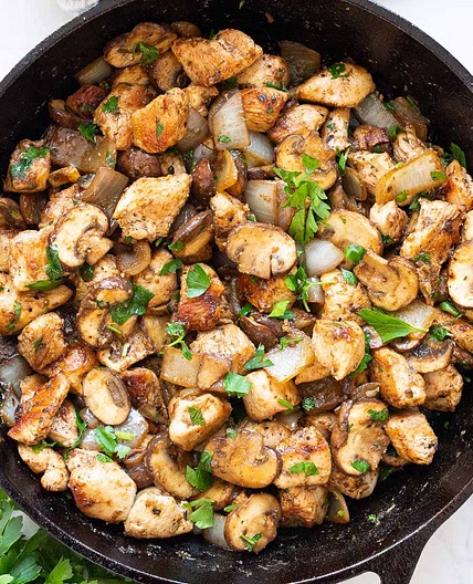 Chicken and Mushrooms Recipe