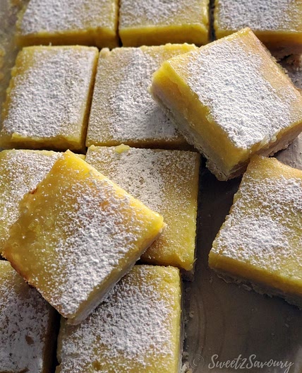 Orange-Lime Brown Shortbread Bars