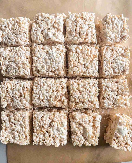 Rice Krispie Treats with Marshmallow Fluff