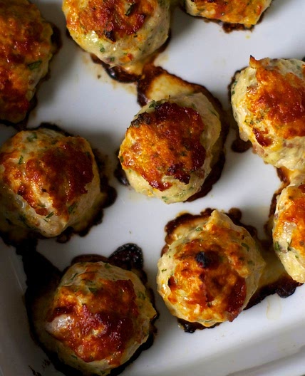 baked chicken meatballs