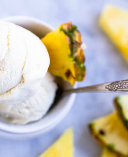 Piña Colada Ice Cream (dairy free)