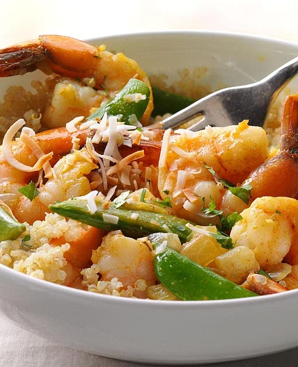 Spicy Coconut Shrimp with Quinoa
