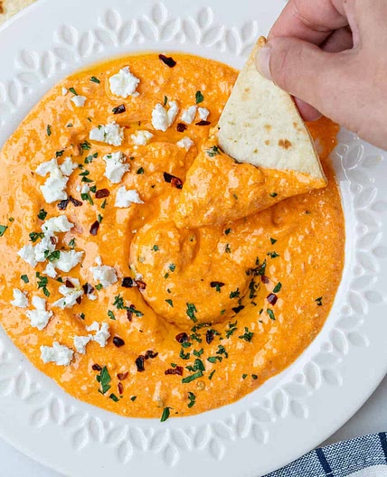 Tirokafteri (Greek Spicy Feta Dip)