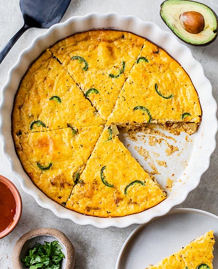 Crustless Potato Jalapeño Quiche