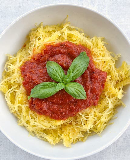 Roasted Spaghetti Squash with Marinara