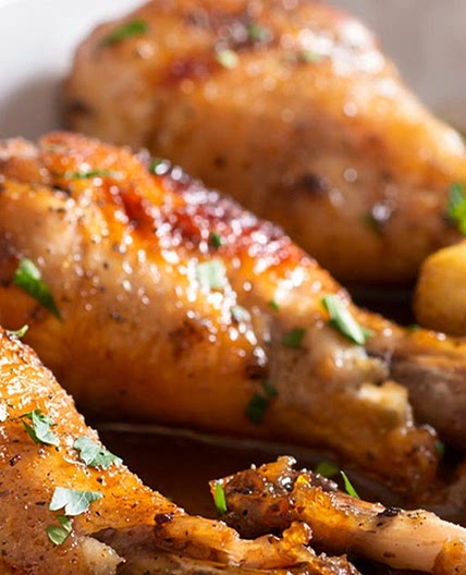 Frango com Cerveja e Sopa de Cebola