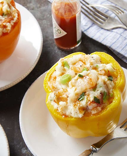 Shrimp-&-Grits-Stuffed Peppers