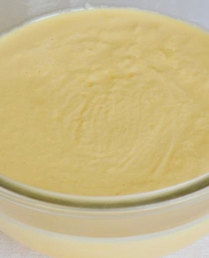 Dairy-free Custard Sauce (made with almond milk)