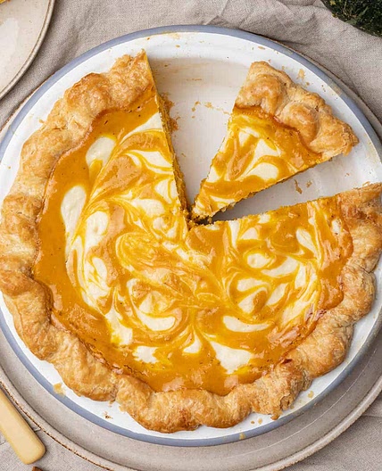Pumpkin Cream Cheese Pie