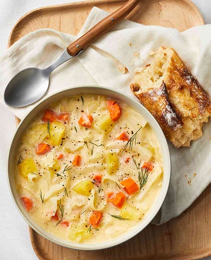 Creamy Potato-Cabbage Soup