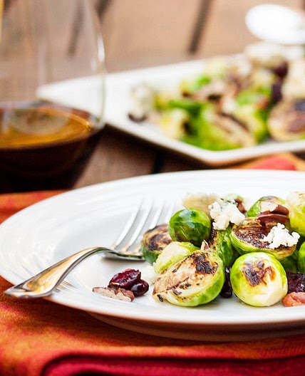 Blue Cheese Brussels Sprout Salad