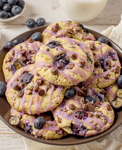Blueberry Chocolate Chip Cookies