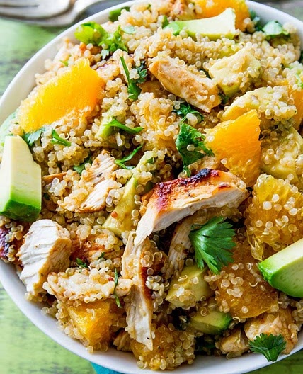 Citrus Chicken Quinoa Salad