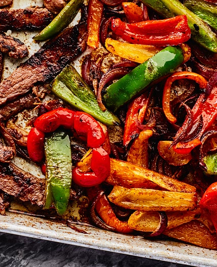 Sheet-Pan Steak Fajitas