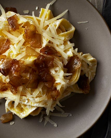 Diane Kochilas' Pasta With Yogurt & Caramelized Onions
