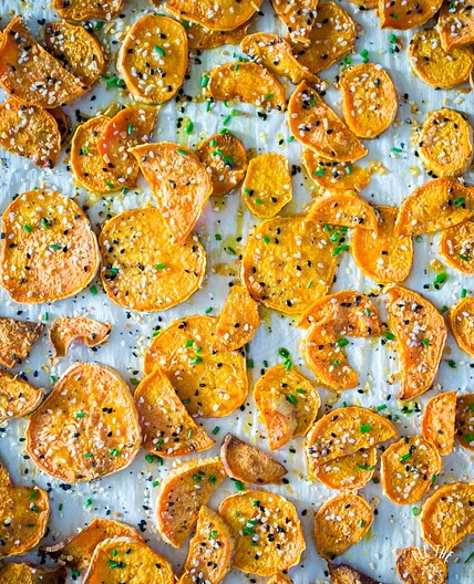 Everything Seasoning Roasted Sweet Potatoes