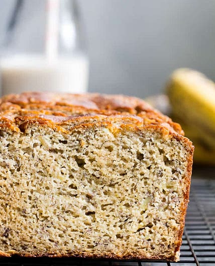 Hearty Paleo Banana Bread {Sweetened with Bananas Only!}
