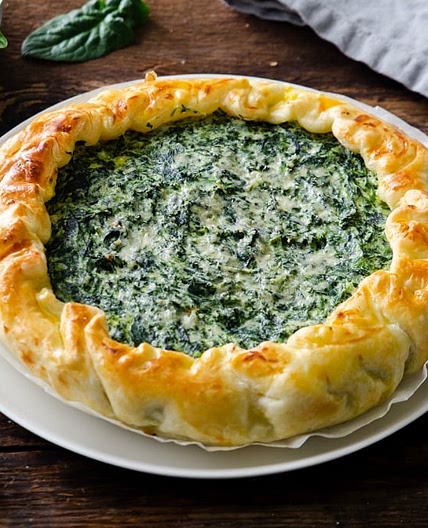 Torta salata ricotta e spinaci